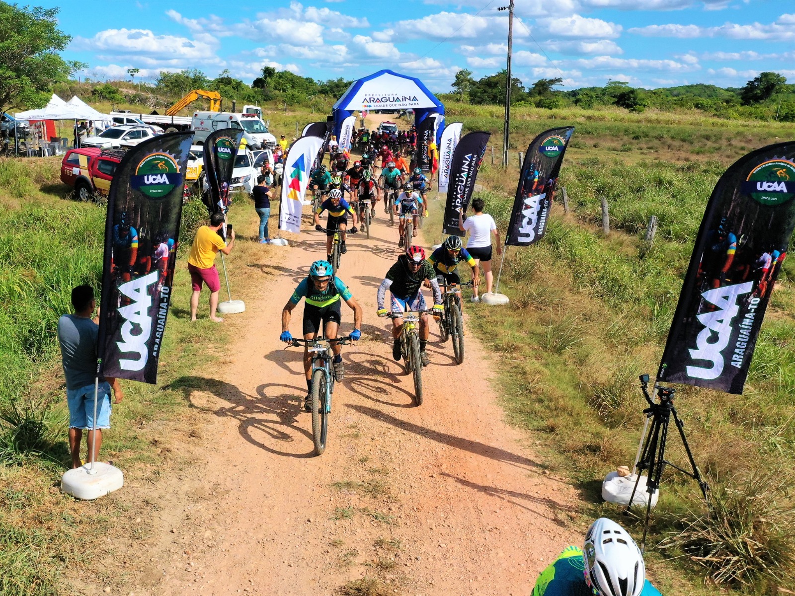 Ao todo 135 ciclistas se inscreveram e disputaram uma premiação total de R$ 14.400