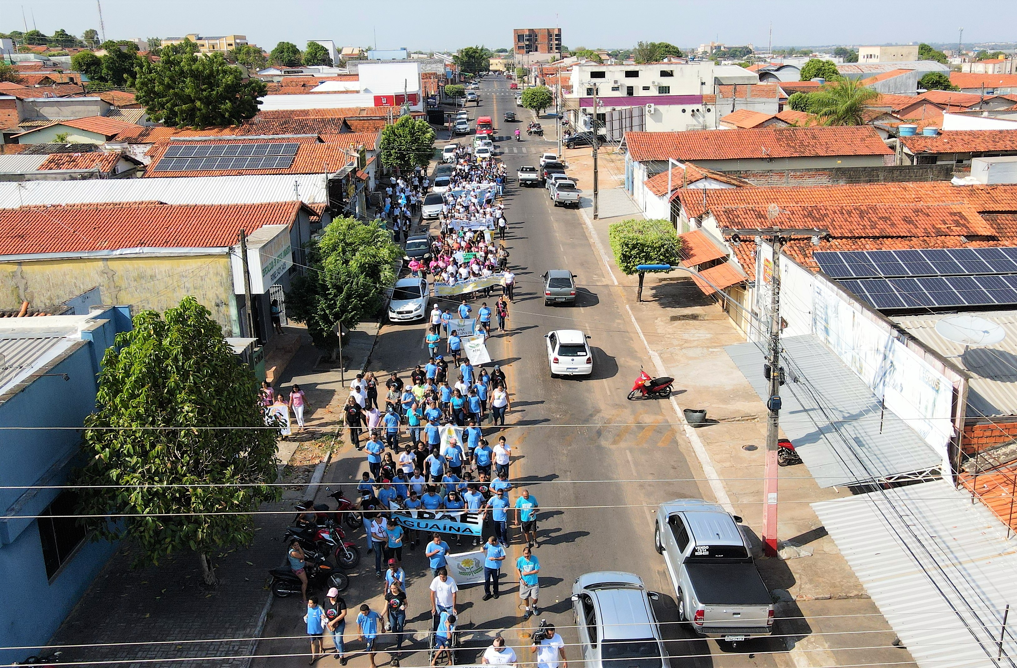 Dentre as ações, umas das mais representativas é a caminhada que passa pela Avenida Cônego João Lima, Rua Dois de Julho e encerra no Parque Cimba