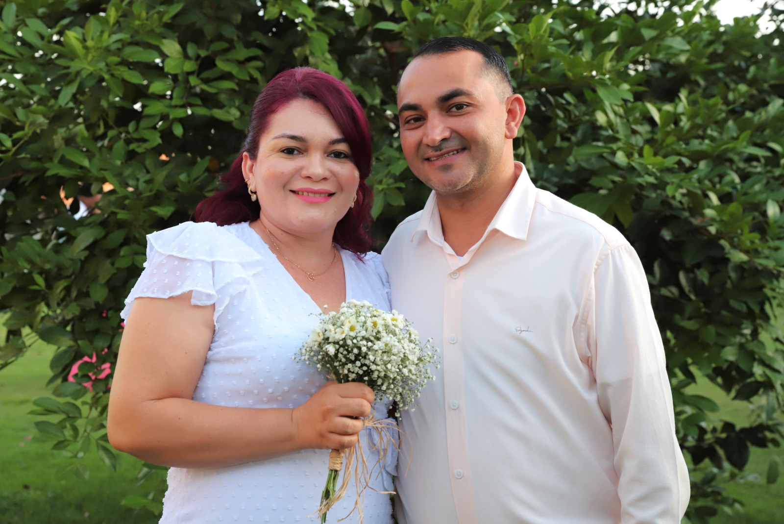 Adriana e Cleidivaldo tinham o sonho de se casar desde que começaram a namorar, há quatro anos. Depois de muitos imprevistos, o tão sonhado dia chegou