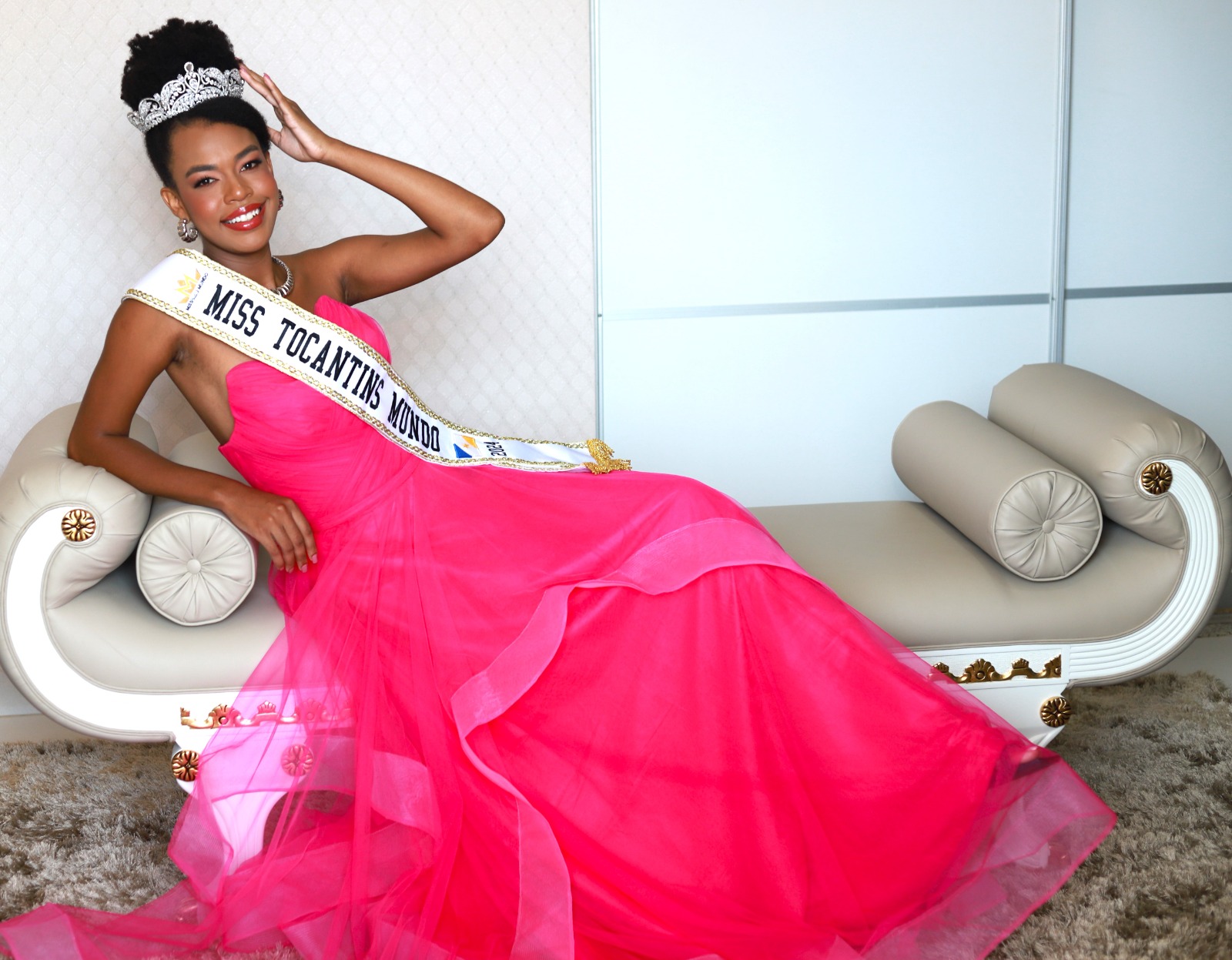 A Miss representará Araguaína e o Tocantins no concurso nacional Miss Brasil, que ocorrerá entre os dias 26 e 30 de maio, na cidade de Machadinho, no Rio Grande do Sul