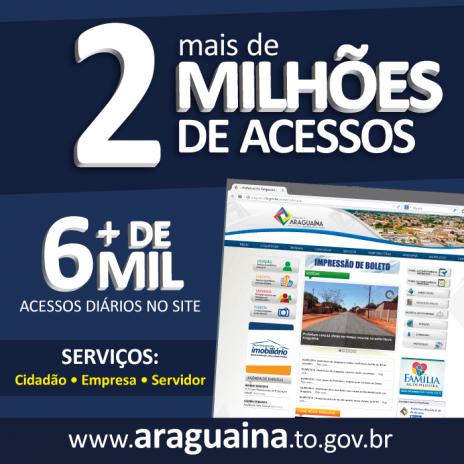 Site da Prefeitura registra 2 milhões de acessos e Face contabiliza 5 mil seguidores