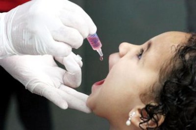 Campanha de vacinação contra poliomielite começa neste sábado, 15