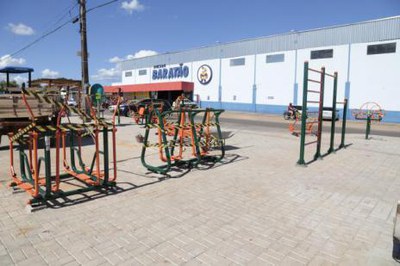 Área de Lazer Guaíba conta com academia ao ar livre