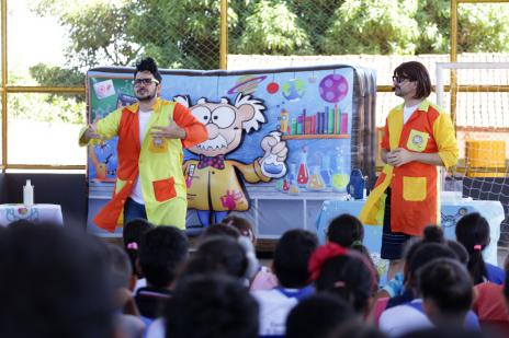 Escolas municipais recebem peça teatral sobre preservação da água
