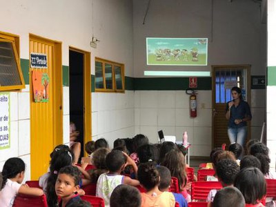 Meio Ambiente realiza ações educativas em escolas municipais de Araguaína