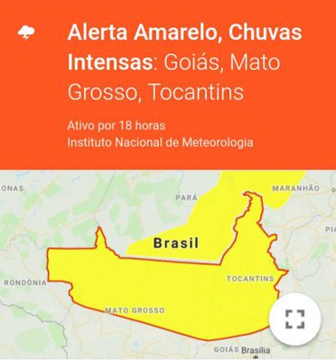 Defesa Civil de Araguaína orienta sobre alerta de chuvas intensas na região