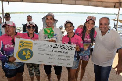 Equipe feminina estreia com vitória no 3° Torneio de Pesca Esportiva de Araguaína