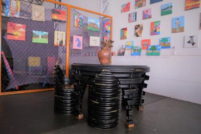 Hoje é o último dia de exposição de artes com material reciclado na Reciclarte