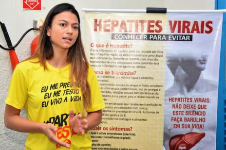 Saúde de Araguaína realiza campanha de conscientização sobre hepatites virais