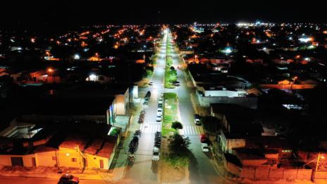 Iluminação de LED chega a 50% na rede pública de Araguaína