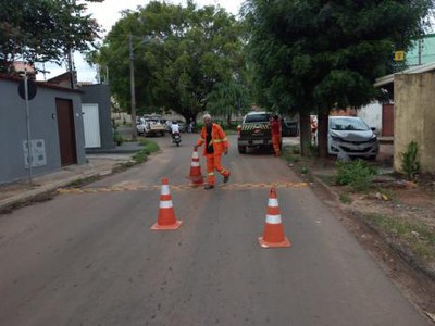 Lombadas substituirão tachões nas ruas de Araguaína