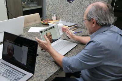 Prefeito Dimas realiza nova reunião remota de trabalho nesta quinta-feira, 28