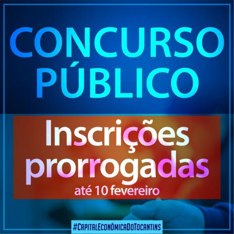Prefeitura prorroga prazo de inscrições para o concurso público de Araguaína
