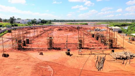 De olho na obra: Construção do Centro de Convenções de Araguaína chega a 20%