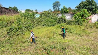Limpeza de lotes baldios é iniciada em Araguaína e serviço será cobrado dos proprietários