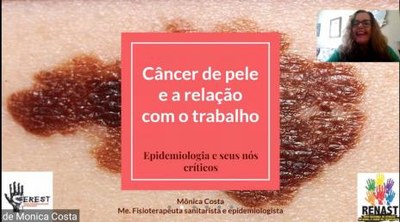 Live discute prevenção do câncer de pele relacionado ao trabalho