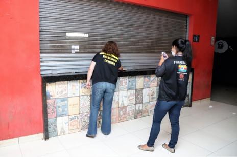 Mais sete bares são interditados em Araguaína por descumprimento de medidas contra covid 19