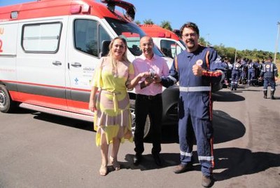 “Ambulâncias novas vão potencializar atendimento à nossa população”, destaca Wagner em entrega ao SAMU