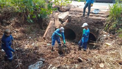 Limpeza nos córregos de Araguaína é intensificada para evitar alagamentos
