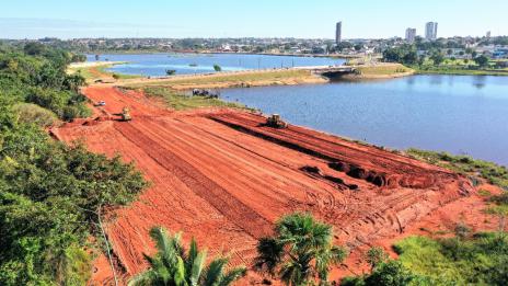 Obras já seguem dando forma ao primeiro Centro de Canoagem de Araguaína