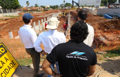 “Araguaína é a Amazônia que funciona”, afirma executivo da CAF durante vistoria às obras
