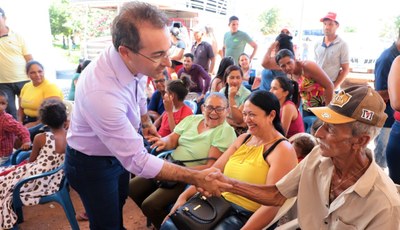 “Atender as comunidades rurais tem sido um dos principais objetivos da nossa gestão”, disse Wagner durante ação no PA Rio Preto