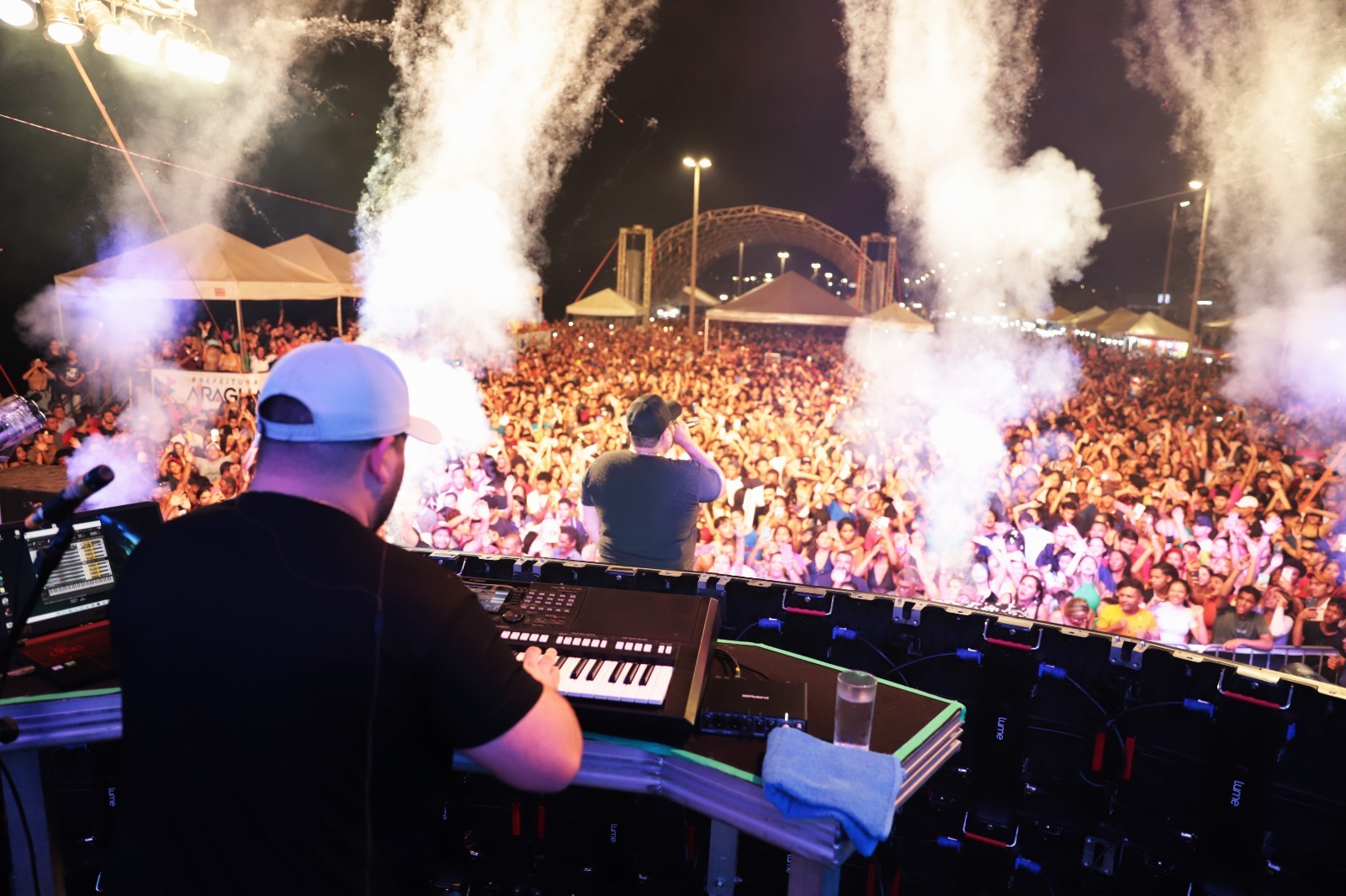 Segundo o levantamento da Guarda Municipal de Araguaína, as atrações musicais levaram aproximadamente 14 mil pessoas para a Via Lago