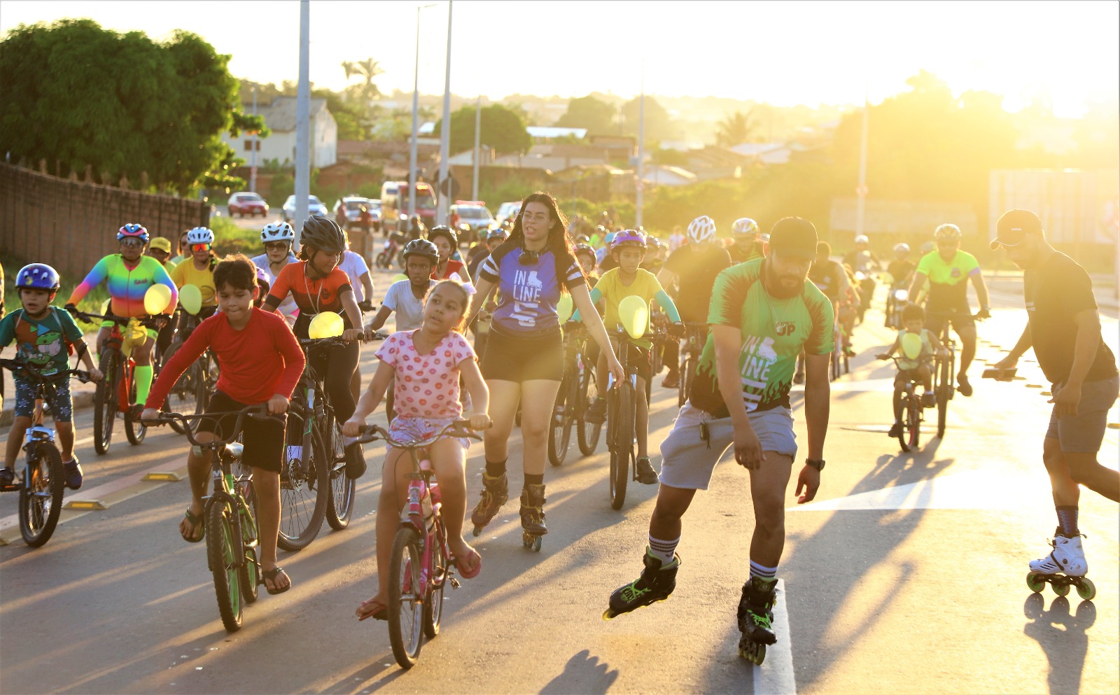 A iniciativa contou com o percurso de 4,4 km que saiu da Via Lago, passando pela Marginal Neblina, Via Norte até a chegada do Parque Cimba