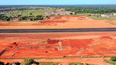 Aeroporto de Araguaína está com a drenagem concluída e projeto avança