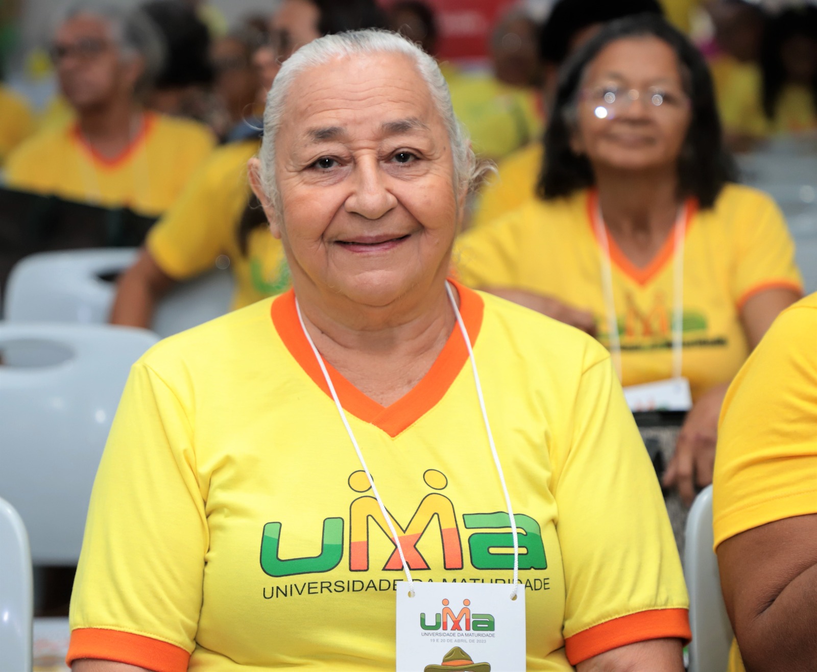 “Já me formei e continuo participando das atividades, porque eu amo essa comunidade. É muito bom estar aqui”, diz a aluna de Araguaína, Maria de Neves Valadares Barbosa