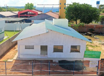 Centro de Convivência do distrito Novo Horizonte está 82% concluído