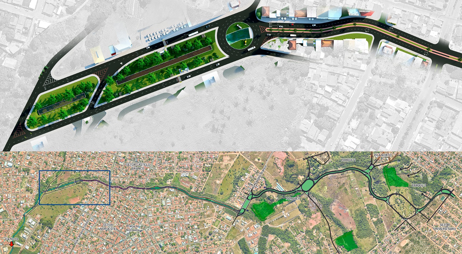 O investimento faz parte do Projeto Águas de Araguaína, realizado com recursos do CAF - Banco de Desenvolvimento da América Latina e tem como objetivo a preservação dos córregos que cortam a cidade