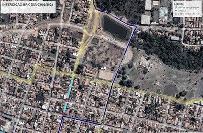Trechos da Rua 7 de Setembro e da Avenida Castelo Branco serão interditados para obras na rede de água