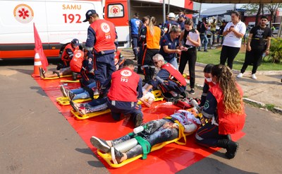 Atendimentos clínicos representaram mais de 50% das ocorrências do SAMU em 2023