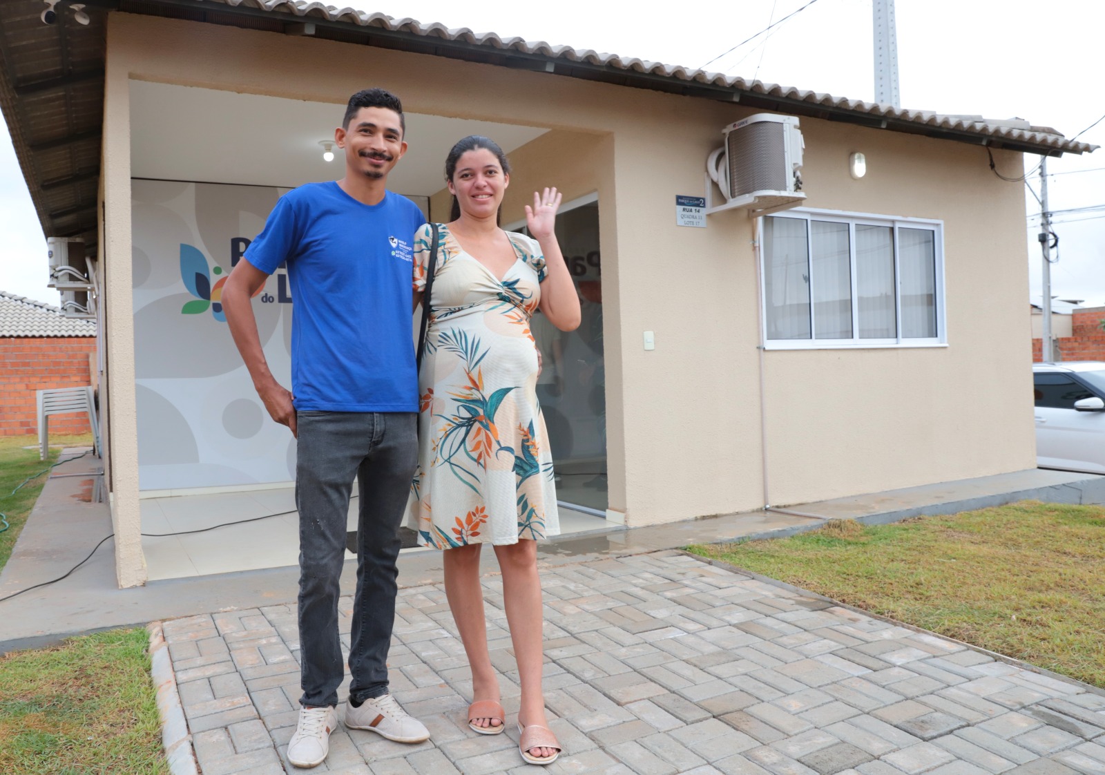 “Hoje a gente é feliz, mas quando estivermos dentro da nossa própria casa, vamos ser muito mais felizes, porque a gente vai ter um bebê para colocar dentro e chamar de nosso lar”, disse Cléber Carlos, casado com Maria Michele