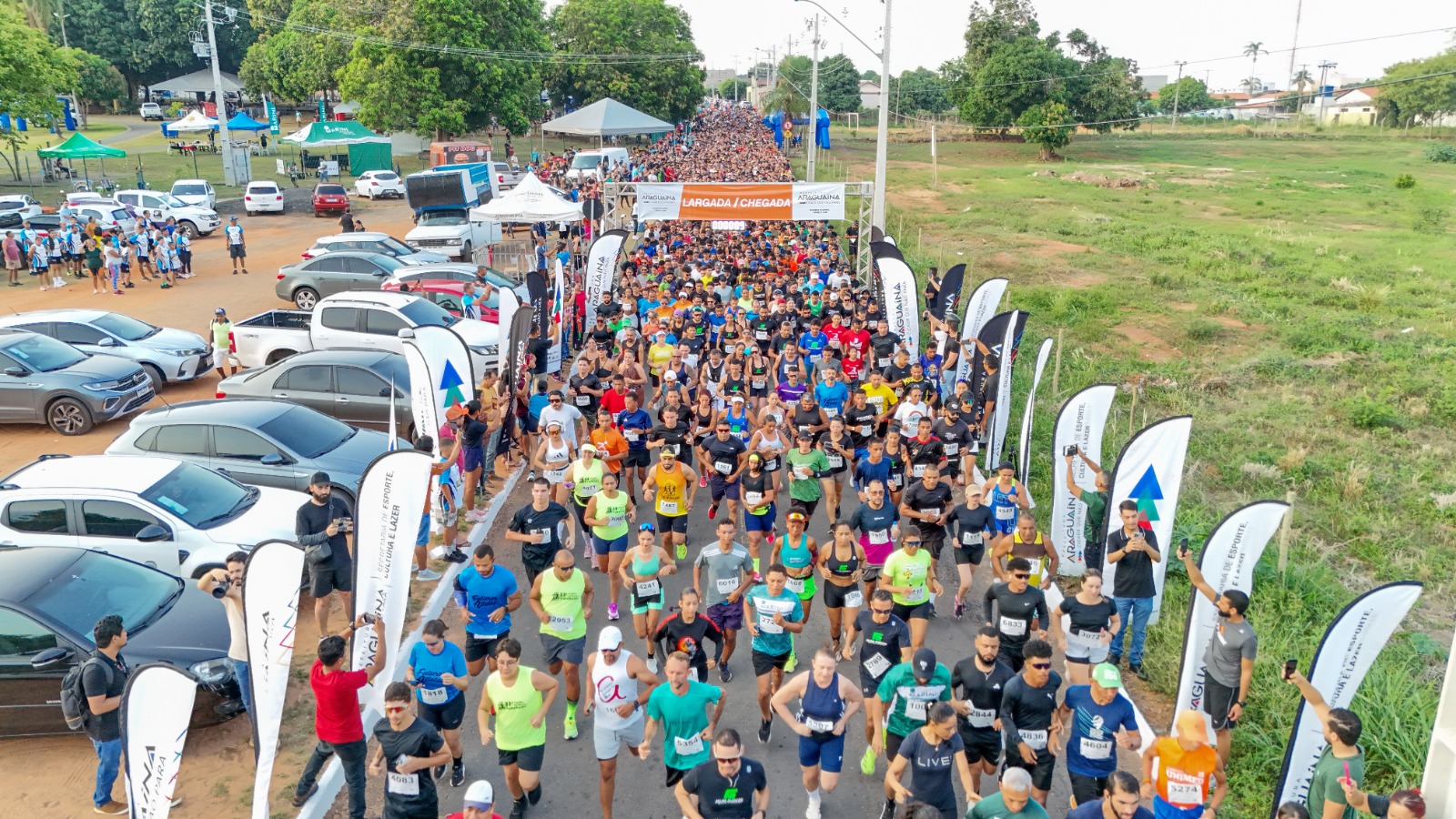 4º Corrida do Parque Ecológico Cimba leva número recorde de participantes às ruas de Araguaína
