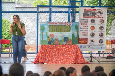CCZ inicia ciclo de palestras com teatro de fantoches e orientações sobre a prevenção à Dengue