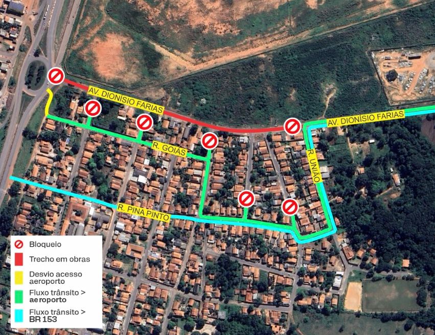 Duplicação da avenida que dá acesso ao Aeroporto de Araguaína será iniciada nesta segunda-feira, 27