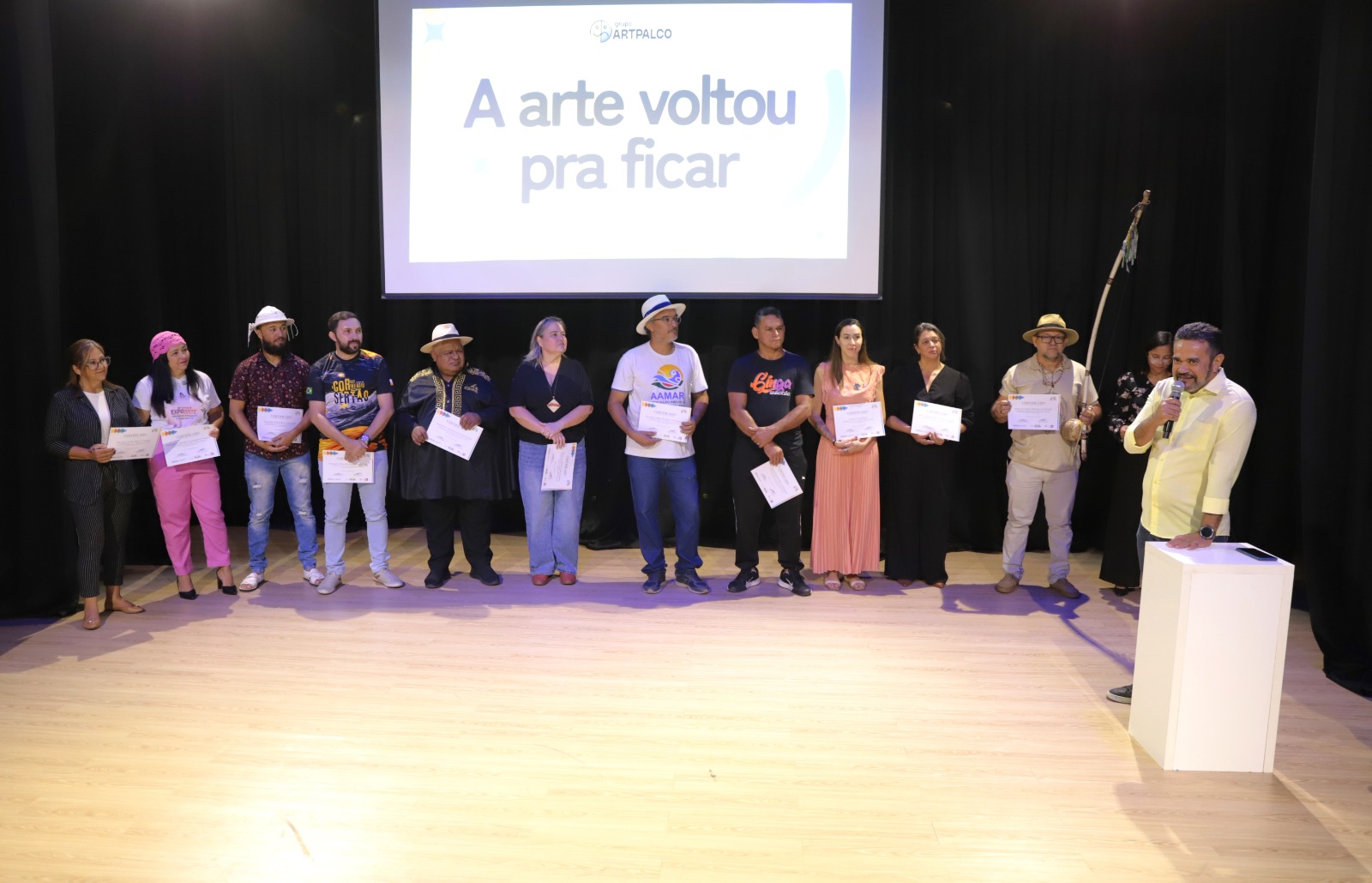 Ao todo, em Araguaína, 12 Pontos de Cultura foram certificados e receberam uma premiação de R$ 25.344,77 cada