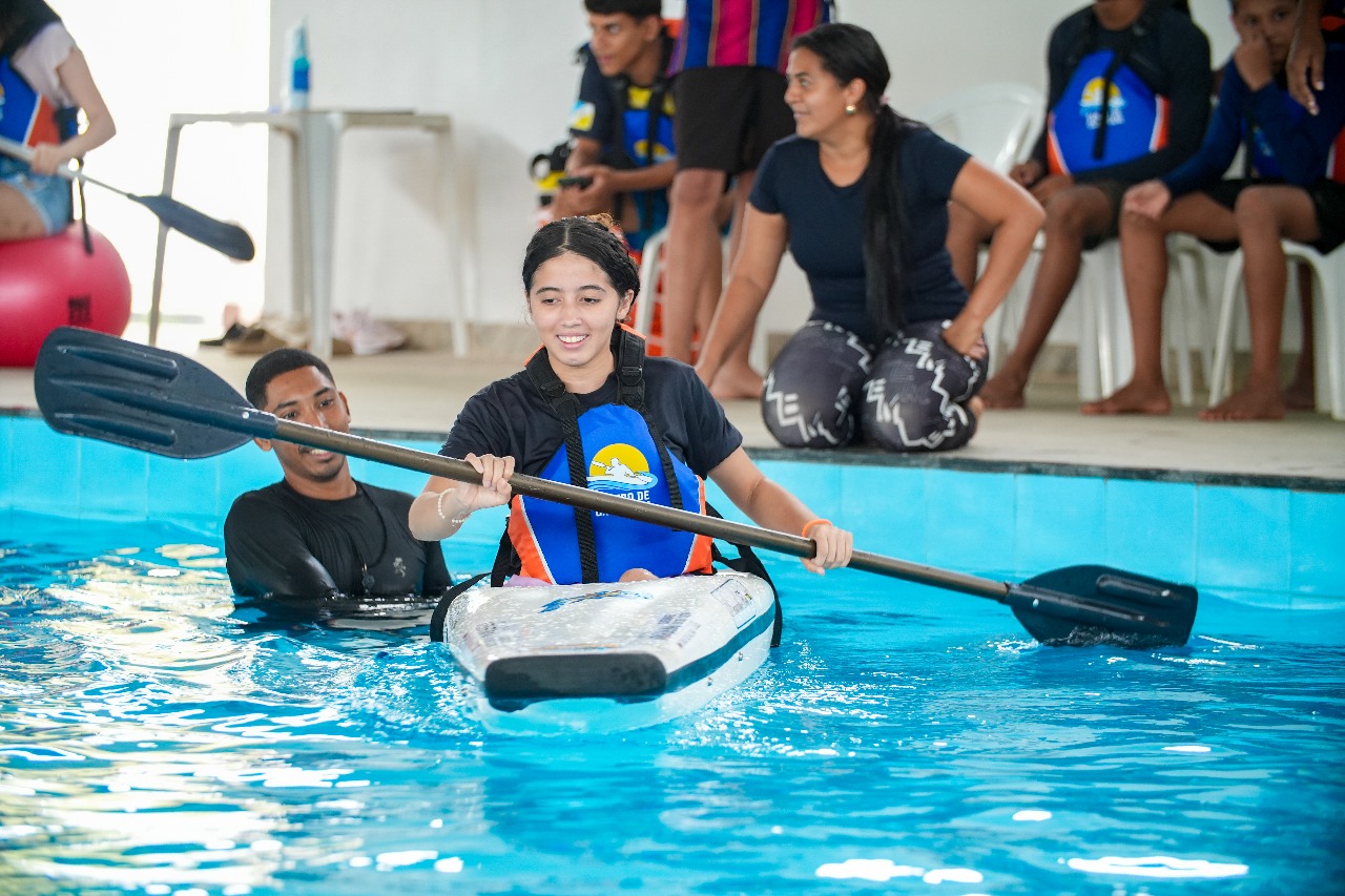 Estudantes participam de visitas experimentais ao Centro de Canoagem de Araguaína