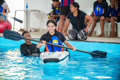 Estudantes participam de visitas experimentais ao Centro de Canoagem de Araguaína