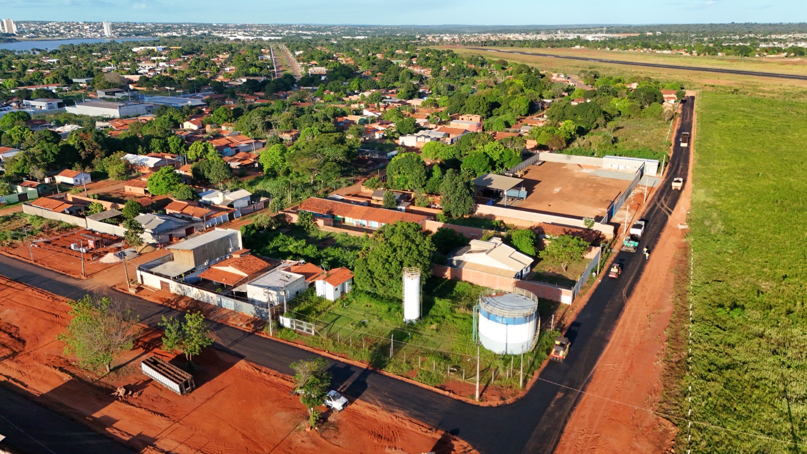 Pavimentação do Nova Araguaína atinge 45% de obra concluída