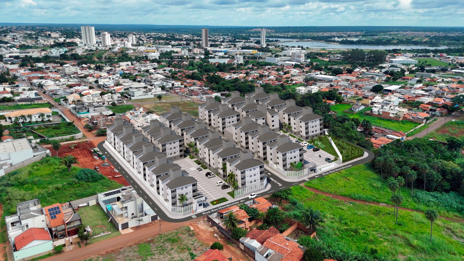 O projeto do condomínio de prédios contempla 416 apartamentos. Neste ano, o processo terá várias etapas para verificação de informações, cruzamento de dados, apresentação de documentos, visitas domiciliares, divulgação de nomes e outras ações para garantir a transparência.