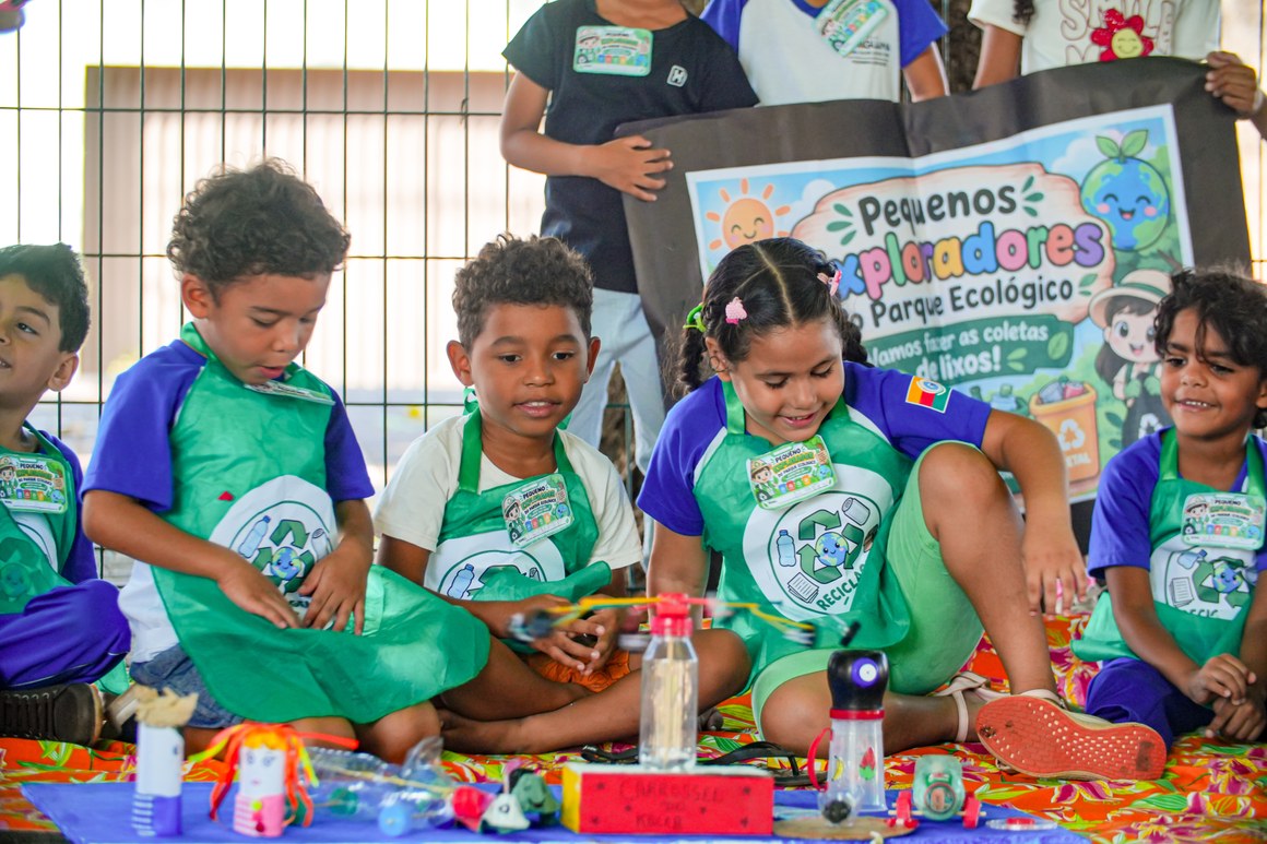 CEI Dona Regina transforma Parque Cimba em sala de aula com projeto Pequenos Exploradores