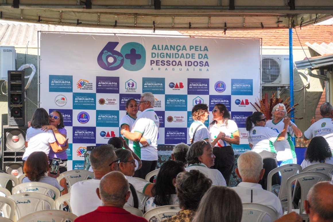 Projeto Aliança pela Dignidade da Pessoa Idosa promove ação com 250 idosos em Araguaína