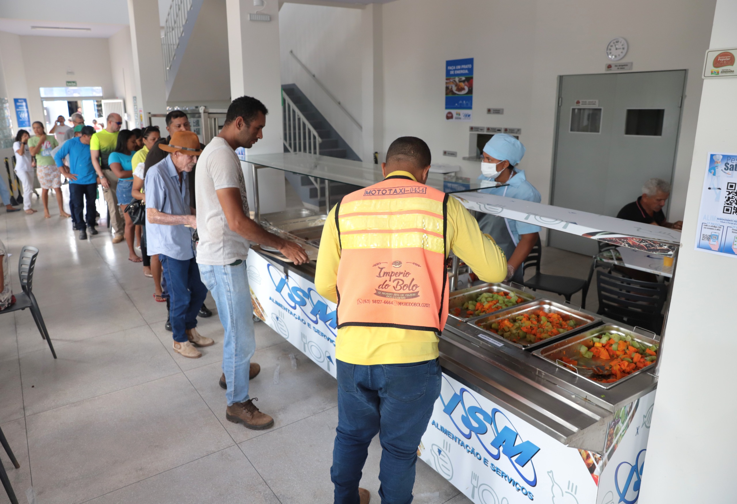 O Restaurante Popular manterá seu funcionamento normal inclusive aos sábados, com exceção dos dias 25/12 e 01/01.